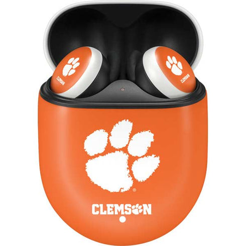 Clemson University Tiger Print Google Pixel Buds Skin